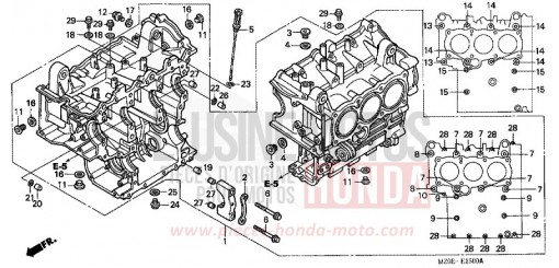 BLOC-CYLINDRES GL1500C2 de 2002